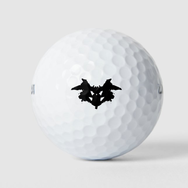 Balles De Golf Rorschach Inkblot (Devant)