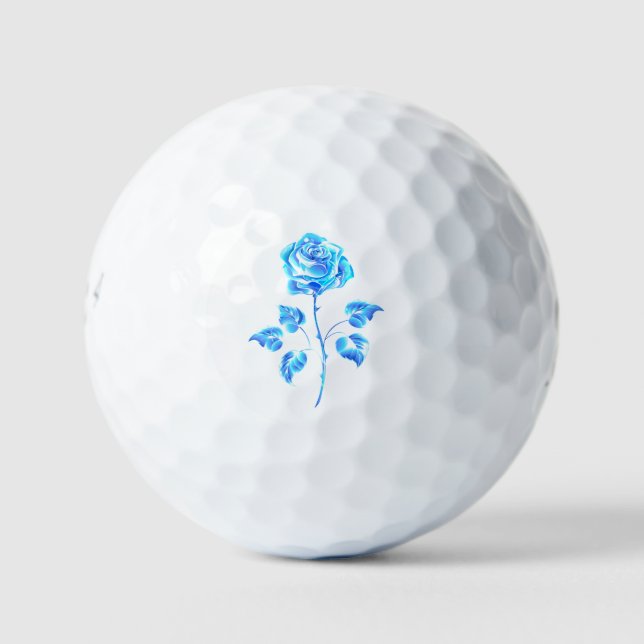 Balles De Golf Rose bleu brûlant (Devant)