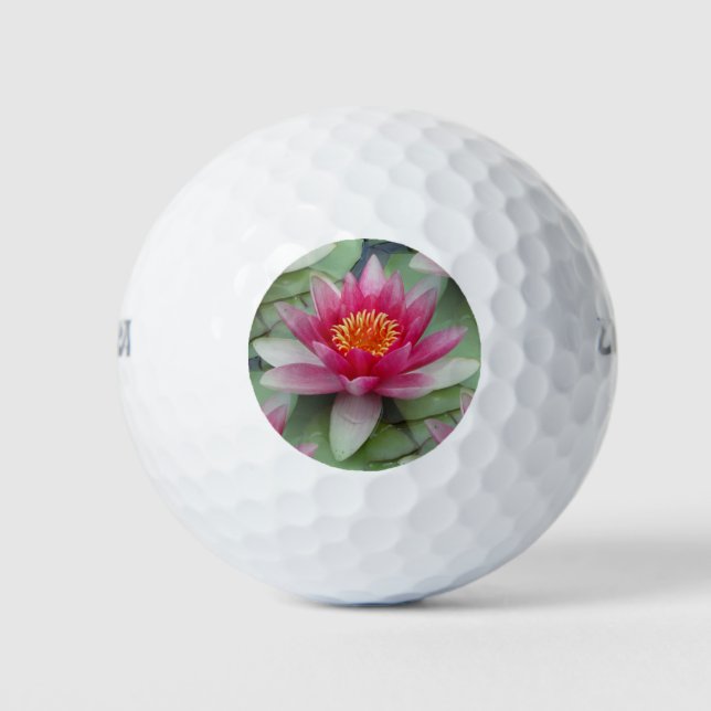 Balles De Golf Rose Lotus Water Lily (Devant)