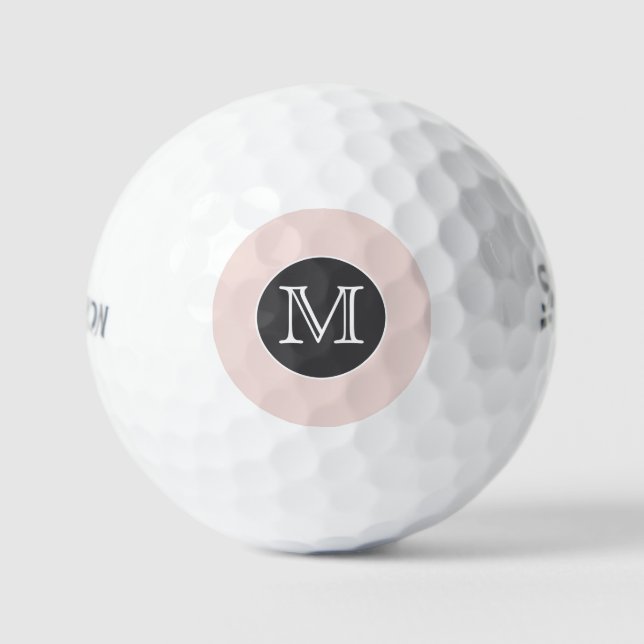 Balles De Golf Rose Poussiéreux (Recto)