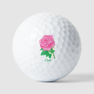Balles de Golf Rose Rose Avec Texte