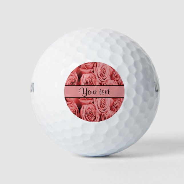 Balles De Golf Roses rouges (Devant)