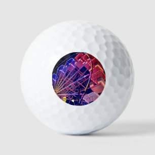 Balles De Golf Roue rouge et bleue Ferris
