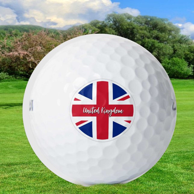 Balles De Golf Royaume-Uni Golfing, drapeau britannique Union Jac (Créateur téléchargé)