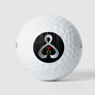 Balles De Golf Ruban de sensibilisation de Parkinson