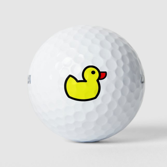 Balles De Golf Rubber Ducky (Devant)