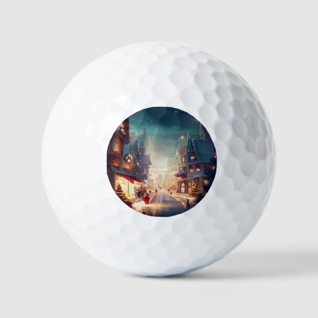 Balles De Golf Rue Christmas City (2) (Recto)