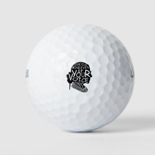 Balles De Golf Ruth Bader Parle De Ton Esprit Même Si Ta Voix Tir
