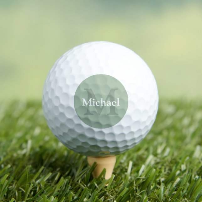 Balles De Golf Sage vert personnalisé (T-shirt Insitu)