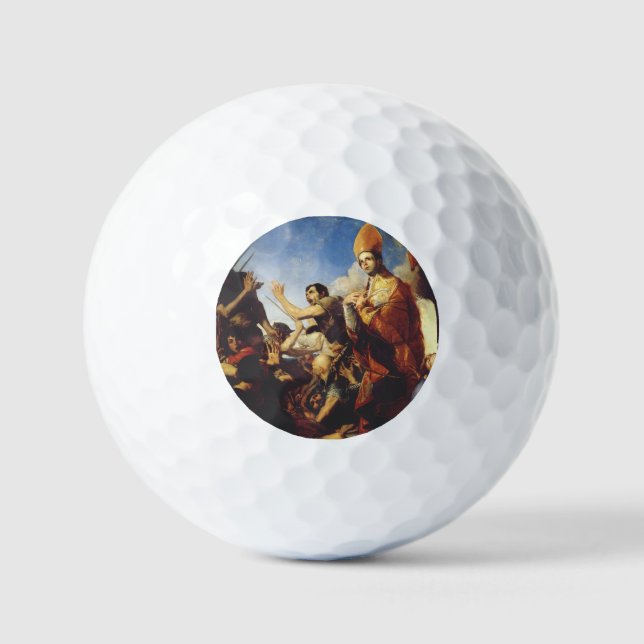 Balles De Golf Saint Janvier, évêque de Bénévent - Beaux-arts (Recto)