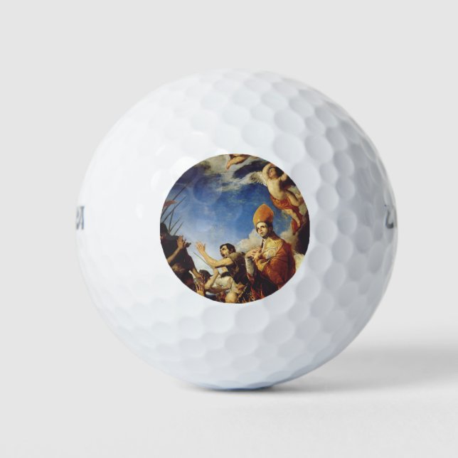 Balles De Golf Saint Janvier, évêque de Bénévent - Beaux-arts (Devant)
