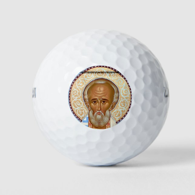 Balles De Golf Saint Nicolas de Myre Art Orthodoxe Premium (Devant)