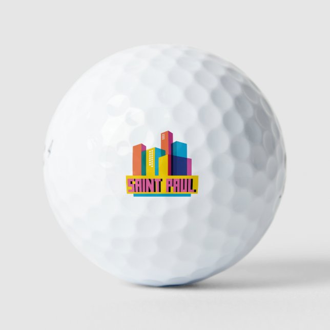 Balles De Golf Saint Paul dans le design (Devant)