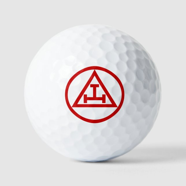Balles De Golf Saint-Royal Arc Freemason Masonic (Recto)