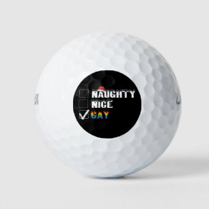 Balles De Golf Sale Cadeau de Noël LGBT Fierté arc-en-ciel gai