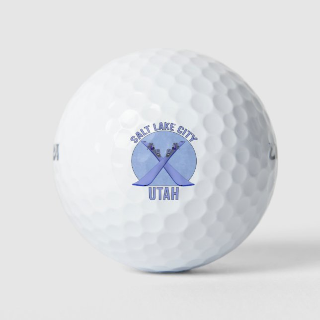Balles De Golf Salt Lake City, Utah (Devant)