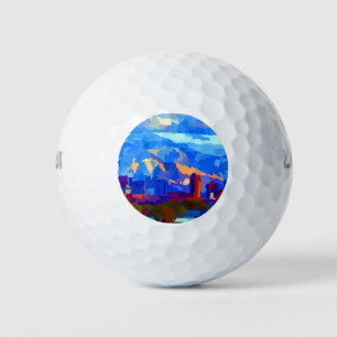 Balles De Golf Salt Lake City Utah USA Skyline