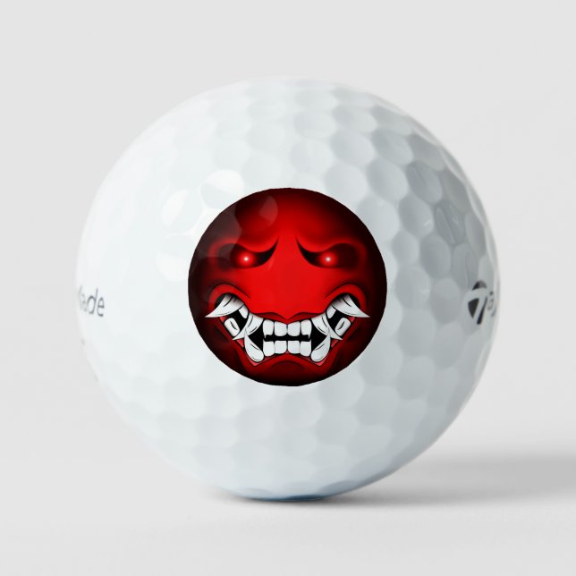 Balles De Golf Samouraïmoji (Recto)