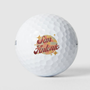 Balles De Golf San Antonio City Texas Station de golf rétro