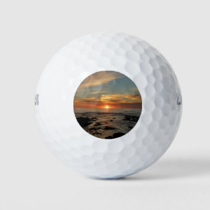 Balles De Golf San Diego Sunset II California Seascape