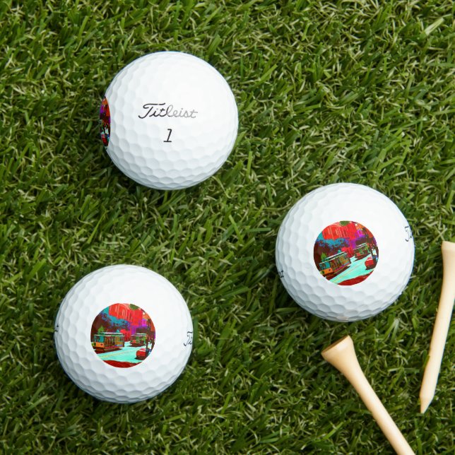 Balles De Golf San Francisco 001 (Herbe in situ)