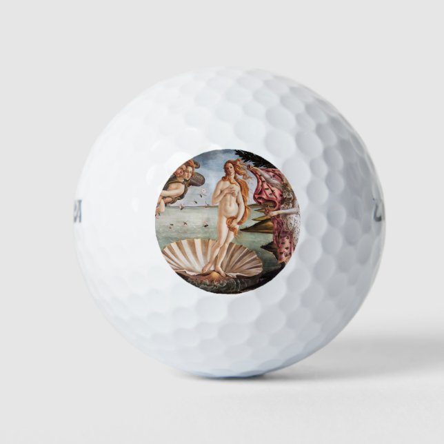 Balles De Golf Sandro Botticelli - Naissance de Vénus (Devant)