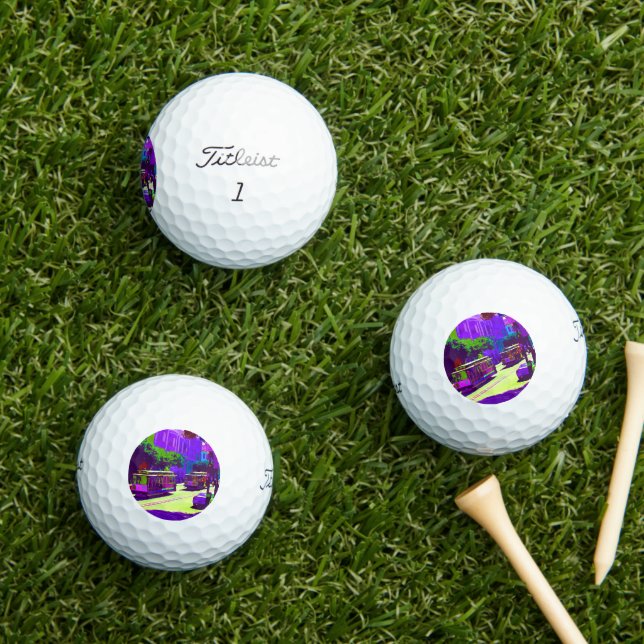 Balles De Golf SanFrancisco 003 (Herbe in situ)