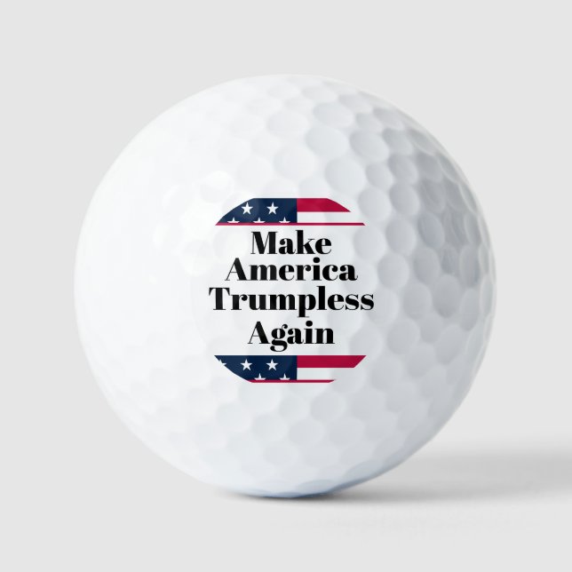 Balles de Golf sans Trump (Recto)