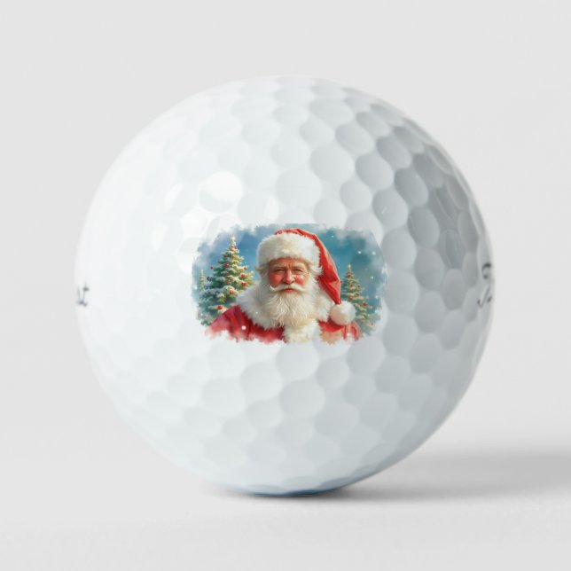 Balles De Golf Santa Claus, golf ball ⛳ (Recto)