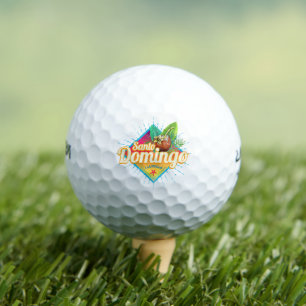 Balles De Golf Santo Domingo Caraïbes République Dominicaine Retr