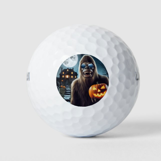 Balles De Golf Sasquatch sur Halloween (Devant)
