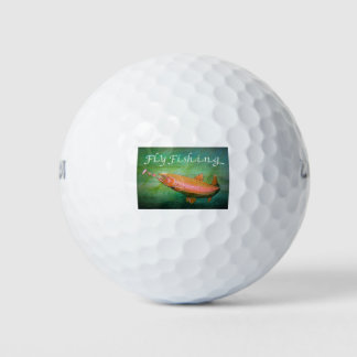 Balles De Golf Saumon de truite de pêche à la mouche / Cadeau de