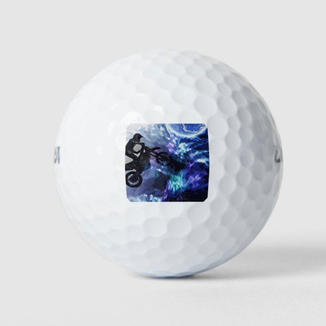 Balles De Golf Sauter dans l'espace - Motocross Rider (Devant)