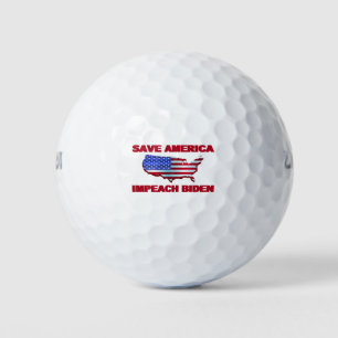 Balles De Golf Save America Impeach Biden