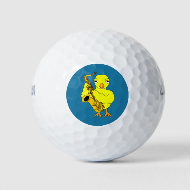 Balles De Golf Saxophone Chick (Devant)