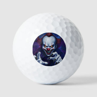 Balles De Golf Scary Clown Golf Balls