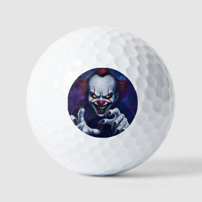 Balles De Golf Scary Clown Golf Balls (Recto)