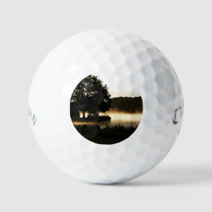 Balles De Golf Scène du lac Morning css gbcnm