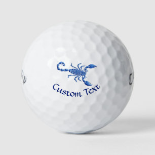 Balles De Golf Scorpion bleu