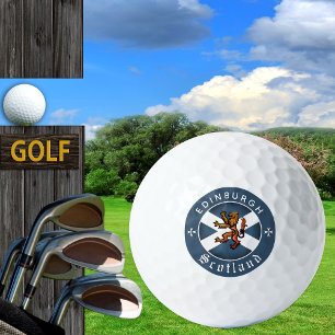 Balles De Golf Scotland Golf Ball, Rampant, drapeau écossais Vint