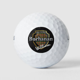Balles De Golf Scottish Clan Buchanan Personnalisez votre nom