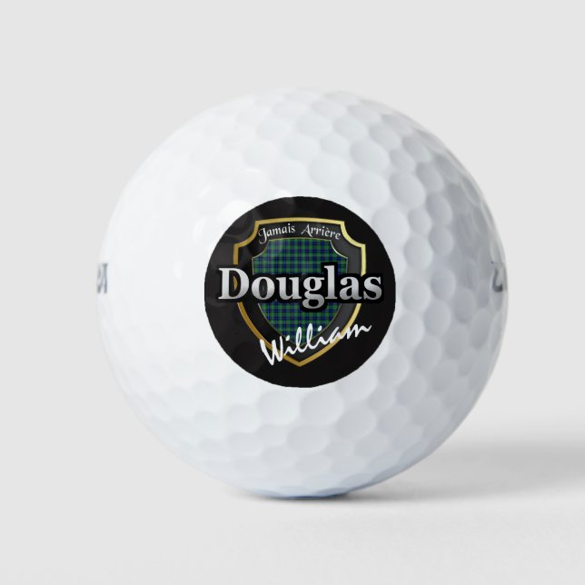 Balles De Golf Scottish Clan Douglas Personnalisez votre nom (Devant)
