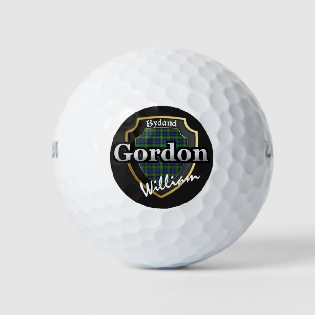 Balles De Golf Scottish Clan Gordon personnalisez votre nom (Devant)