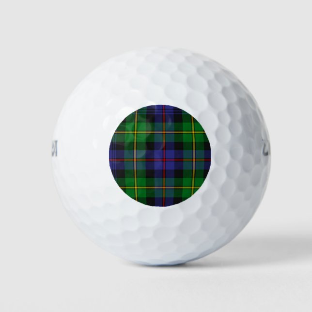 Balles De Golf Scottish Plaid, Baillie Wm. Wilson, (Devant)