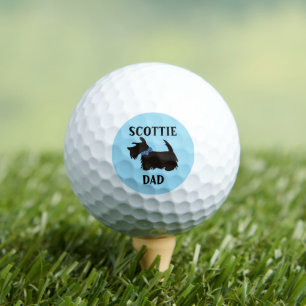 Balles De Golf Scottish Terrier Dog Golf Balls, Scottish Papa