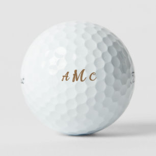 Balles De Golf Scripts d'or personnalisé Titleist Pro VI