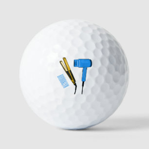 Balles De Golf Sèche-cheveux & lisseuse-cheveux illustration