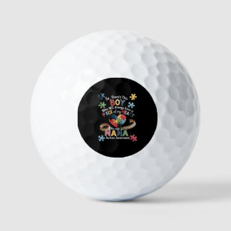 Balles De Golf Sensibilisation à l'autisme Nana Puzzle Cœur Cadea