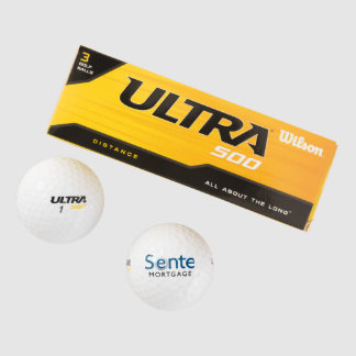 Balles De Golf Sente Wilson Ultra 500 Distance Golf Ball (3 pack)