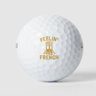 Balles De Golf Sentiment guillotine vintage français